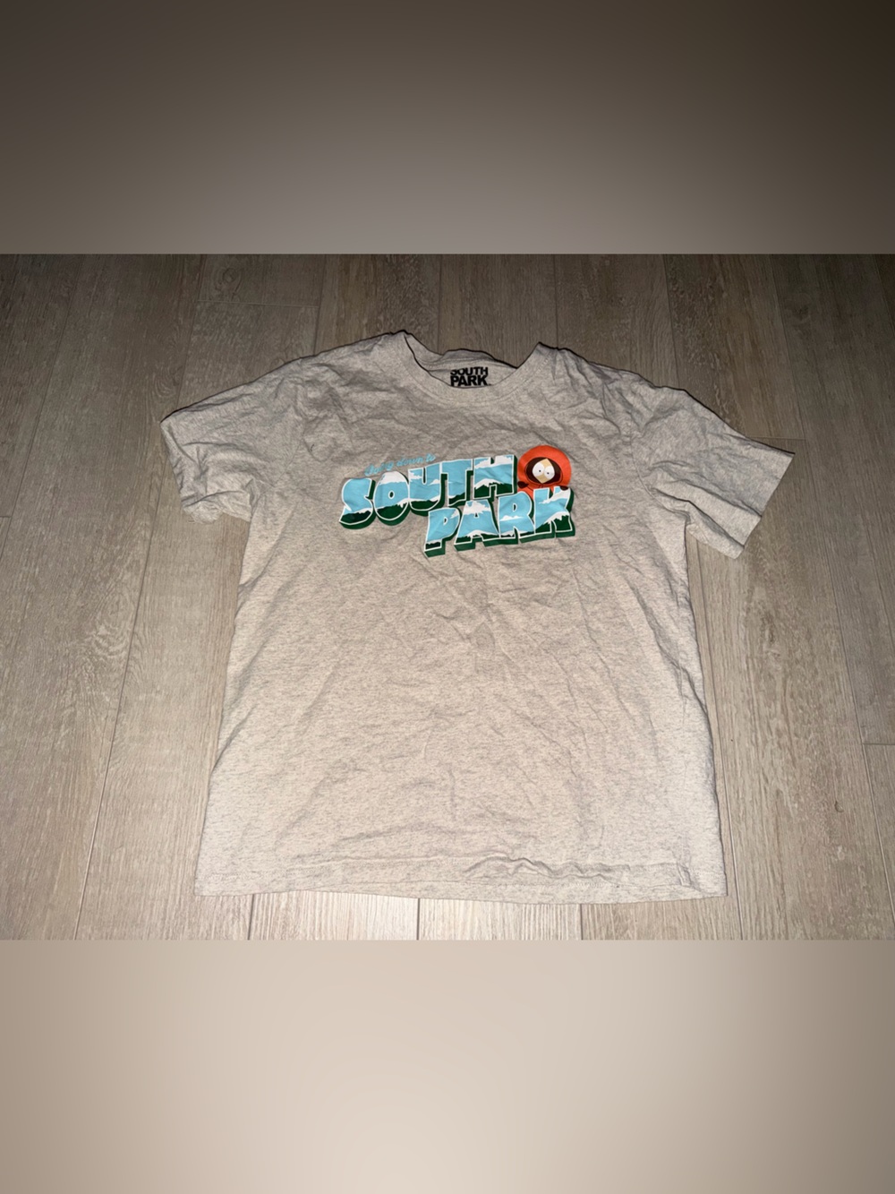 South Park Kids' Light Gray Kenny Graphic Tee